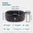RELXTIME 2 Person Inflatable Hot Tub with Energy-saving Insulation Cover, LED Lamp,Oval Portable Blow Up Hottub, Outdoor Black Spa With 100 Bubble Jets , Drink Tray and Filter Cartridges
