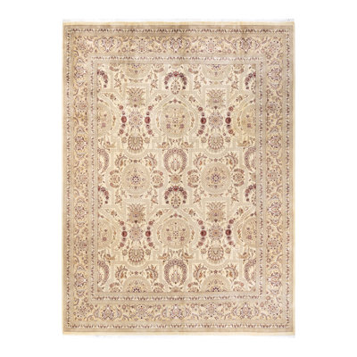 Hayner One-of-a-Kind 8' 0" X 10' 5" 2000s Wool Area Rug in Ivory