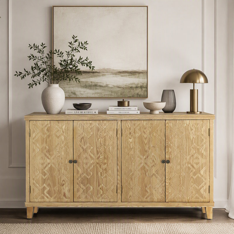 59" Accent Cabinet with 4 Doors