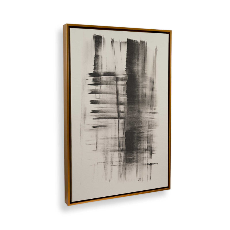 Impression sur toile Hazy Shade Whimsy Iii, Cadre doré poli, H 18,75 po x l 12,75 po x P 1,75 po
