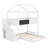 House Bunk Bed With Storage Staircase And Blackboard-847492933