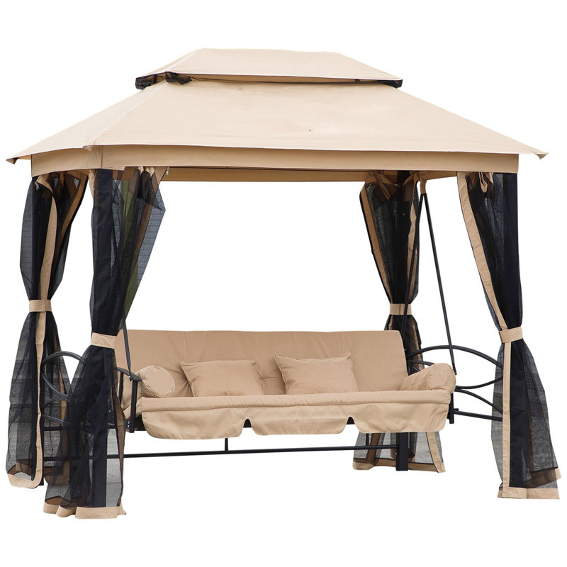 3-Seat Patio Swing Chair