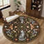 Tapis floral et chat lavable pour salle de bain, salon et chambre à coucher-1848706135-1848706133