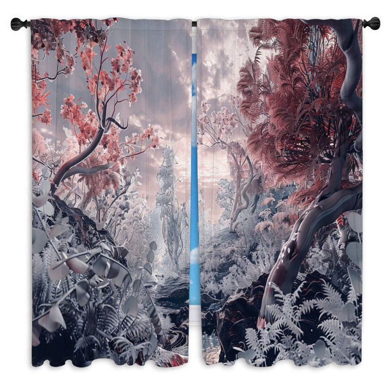 Nirav Room Darkening Curtain Pair, 40" W x 61" L