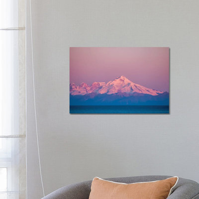 Mount Redoubt, Lake Clark National Park and Preserve, Alaska, USA. 1 Piece Wrapped Canvas Painting
