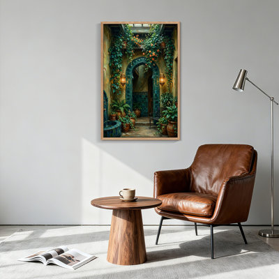 Ensemble d'une toile murale Jardin mystique