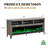 Bowrah TV Stand for TVs up to 75" with Electric Fireplace Included, Light Gray-1705357761