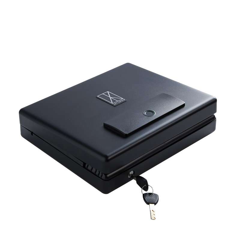 Portable Biometric Gun Safe, Pop-Up Lid
