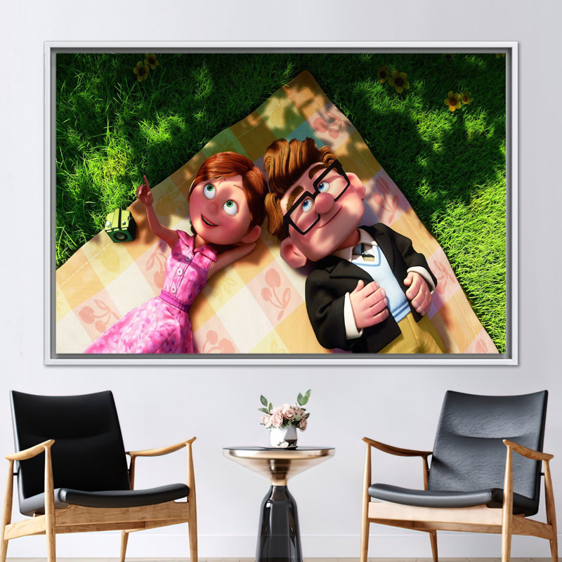 Print on Canvas, White Floater Framed, 60 cm H x 90 cm W