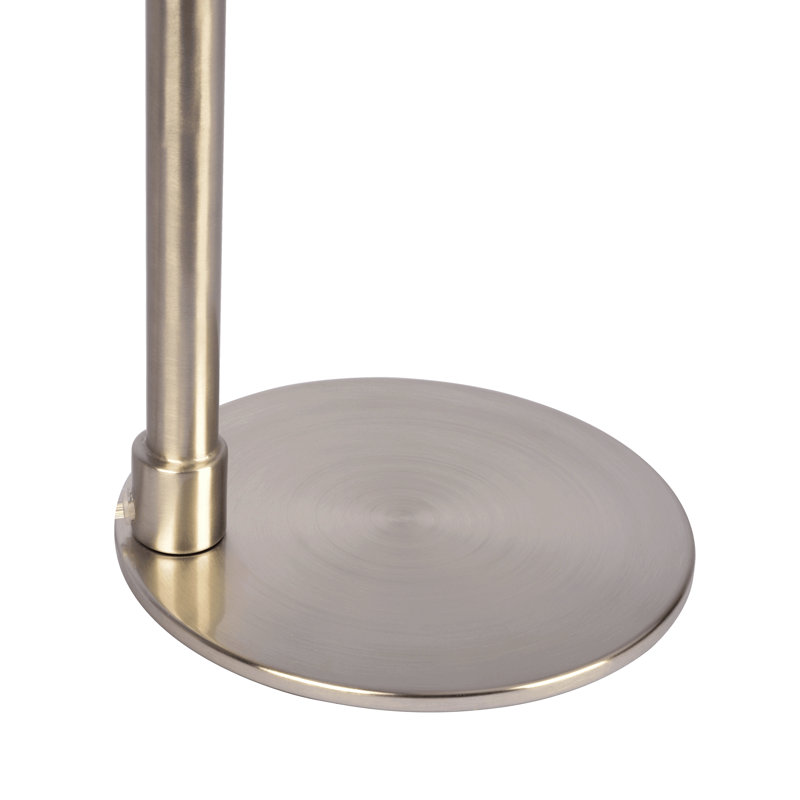 Lampe de table en nickel brossé avec interrupteur marche / arrêt Horizon