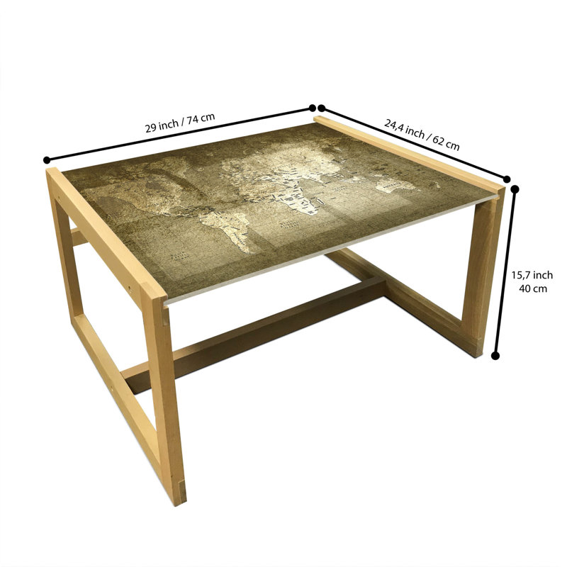 Jahey Sled Coffee Table, 40cm H x 74cm W x 62cm D
