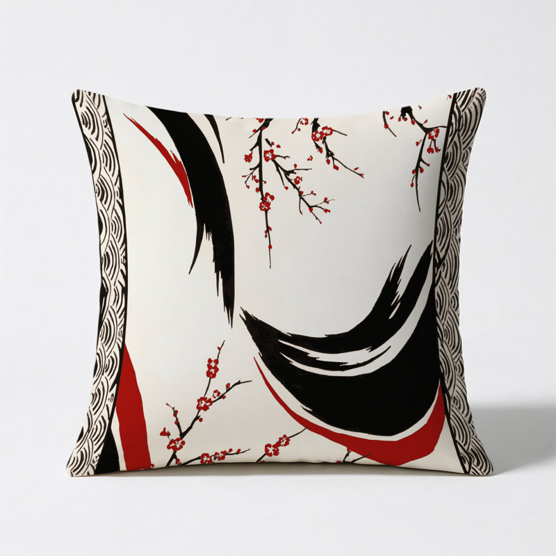 Petal Harmony Indoor And Outdoor Pillow, Square 16"