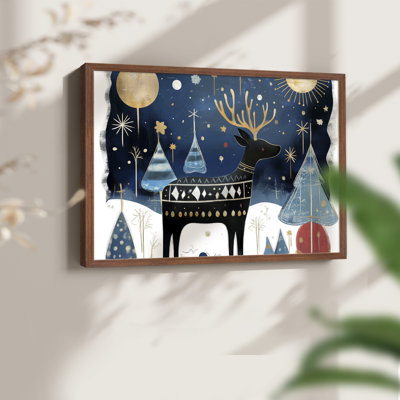 Art de Noël - DCXCV III - Reproduction encadrée - Restickable