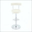 Ensemble de 2 chaises de bar pivotantes en velours à hauteur réglable-1545045818