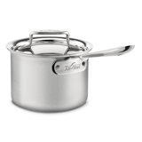All-Clad D5 Stainless® Brushed Stainless Steel Saucepan with Lid