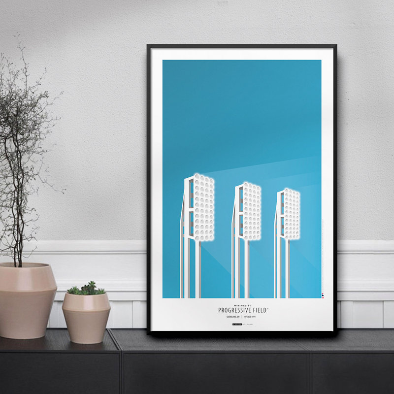 «Minimalist Progressive Field» par S. Preston, impression sur toile non encadrée