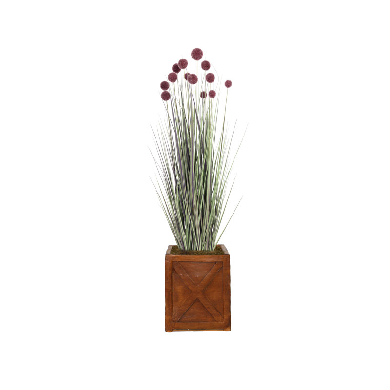 57'' Faux Pampas Grass Plant in Planter