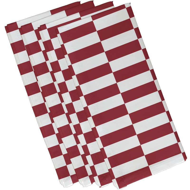 Ensemble de serviettes 4 pièces Buffington, L 18 po x L 18 po, Rouille
