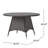 Andujar Round Wicker Outdoor Dining Table-28021158