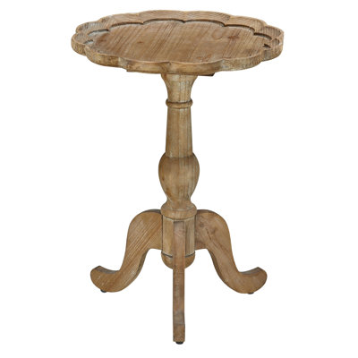 Mabel Fir Wood End Table, Natural