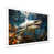 White Single Picture Framed