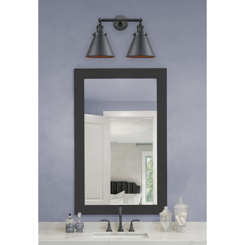 Donovan 2 - Light Dimmable Vanity Light, Matte Black, Matte Black, LED