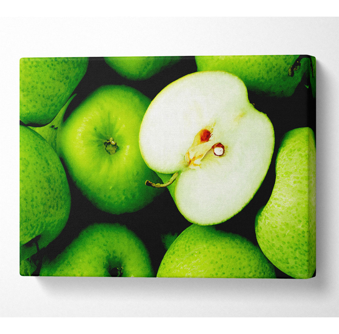 Green Apple Centre - Kunstdrucke auf Leinwand - Wrapped Canvas