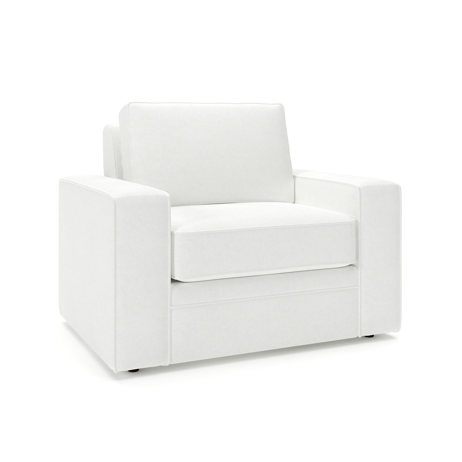 Upholstered Accent Chair, John Linen Flour