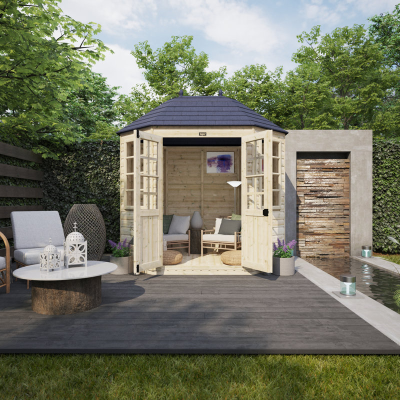 8x6w Tiger Elite Pressure-Treated Georgian Octagonal