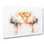 Pink Flamingo In Abstract - Wrapped Canvas-55341808