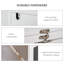 Bureau de bureau mural pliable avec tableau noir et tablette latérale pliable-370385514