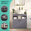 30cm Single Bathroom Vanity Base Only-758940915