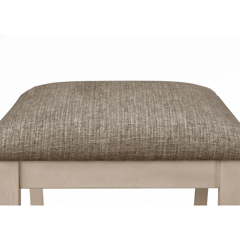 Ensemble de table de salle à manger extensible 7 pièces style chalet