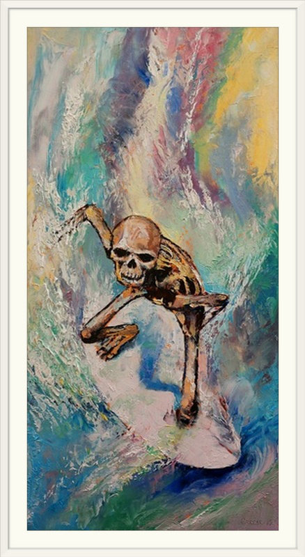Alcantar " Skeleton Surfer " by Michael Creese Trinx