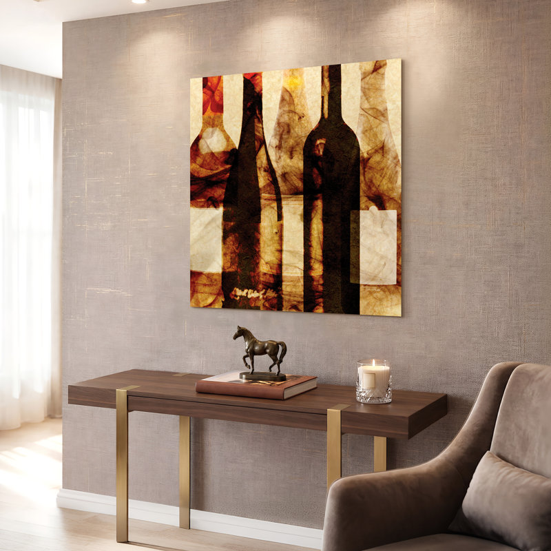 «Smokey Wine 3», impression sur verre