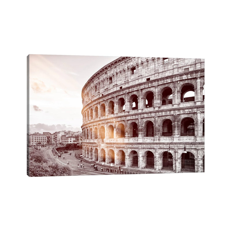 The Colosseum 1 Piece Wrapped Canvas Wall Art, 20.32 cm H x 30.48 cm W