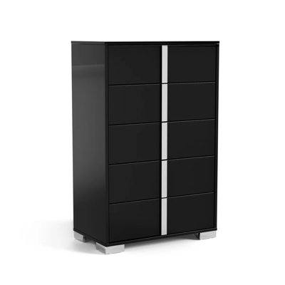 Sinistra Contemporary Chest, White by Latitude Run