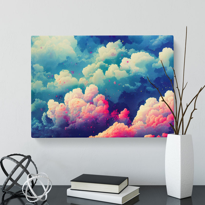 Colourful Clouds Vol.3 - Wrapped Canvas, 35cm H x 50cm W x 3cm D