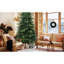 Arbre de Noël 7,5 pi, 2856 pointes, apparence complète, conception à charnières, support en métal durable et apparence festive, structure, support stable-373936199