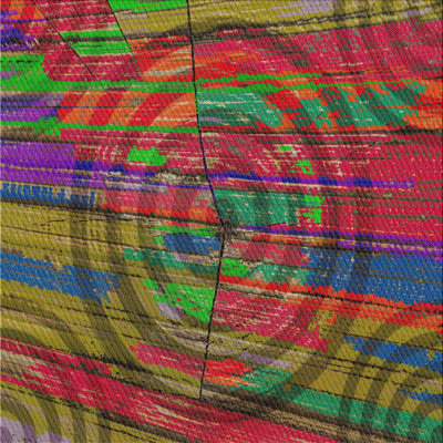 Rouge Tapis décoratif