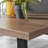 Edzard Industrial Style Wood Effect Dining Table Set with 4 Luxury Velvet Upholstered Dining Chairs-1067361408