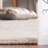 Harrisville Rodeo Drive Hand Tufted Wool/Cotton Abstract Rug in Ivory/Beige-2020654425