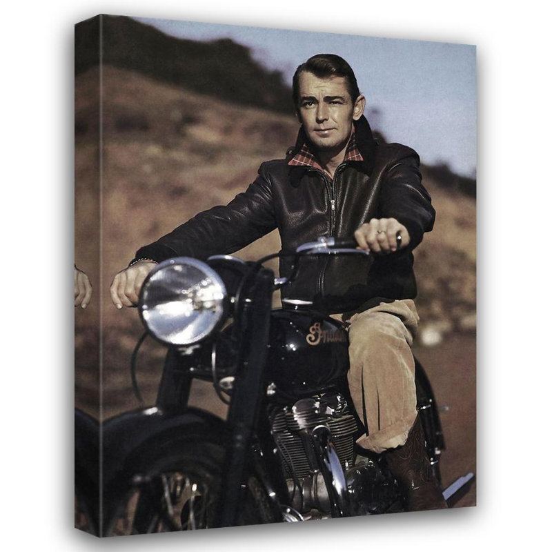 Art tendu sur toile, galerie de photos d'archives Hollywood Artlan: Alan Ladd, H 48 po x l 36 po