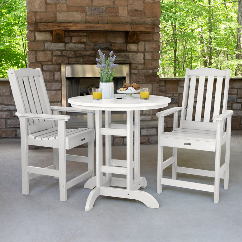 Arbnora 2-Person 36" Round, Counter-Height Dining Set, White