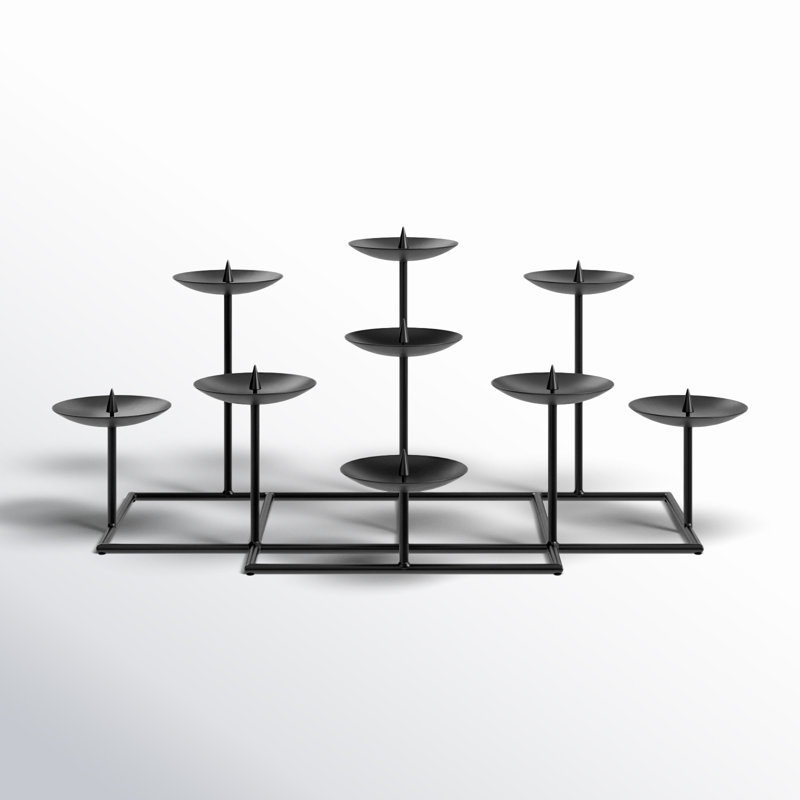 9'' H Metal Tabletop Candelabra