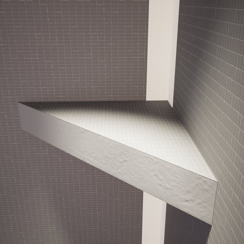 The Original Corner Shower Shelf® 10x10