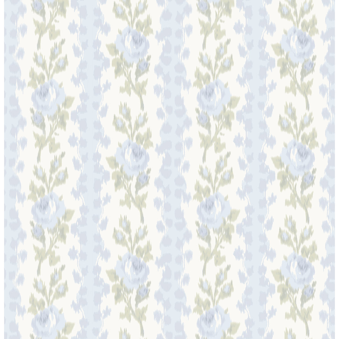 Blooming Heirloom Rose 33' L x 20.5'' W Wallpaper Roll LoveShackFancy 