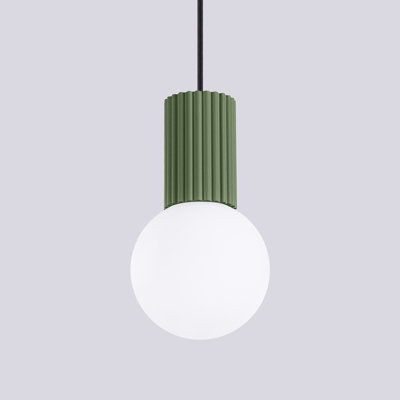 Bernis 1 - Light Brushed Nickel Pendant