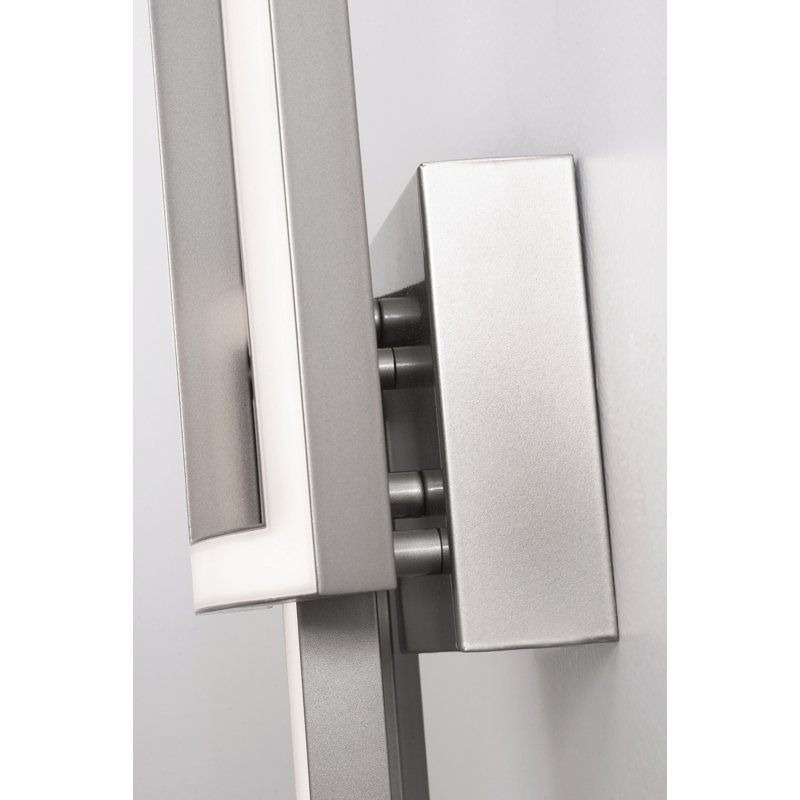 Jaylaah LED Flush Mounted Sconce, Painted Nickel
