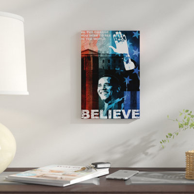«Obama: Believe», impression sur toile